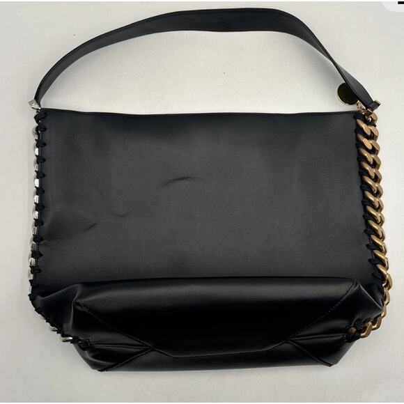 Stella McCartney Black Leather Frayme Tote Bag MSRP $1925 - Picture 2 of 7